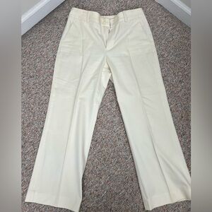 Chaps Cream Straight Leg Pants